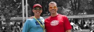 david sours and david glover at luray triathlon