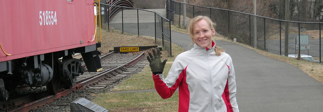 krista schultz dressed for cold run