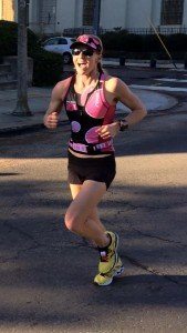 Krista Schultz running New Orleans Half Marathon