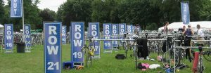 triathlon transition area