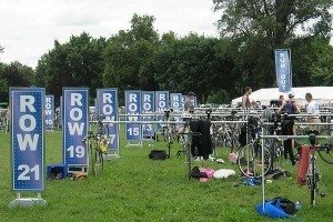 triathlon transition area