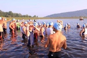 Luray Triathlon swim start 2009