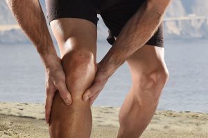 cramping athlete leg