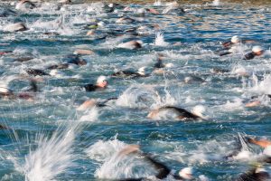 ironman triathlon swim start