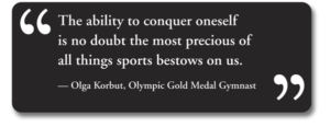 olga korbut conquer quote